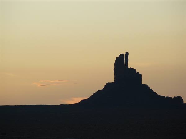 Tramonto sulla Monument Valley