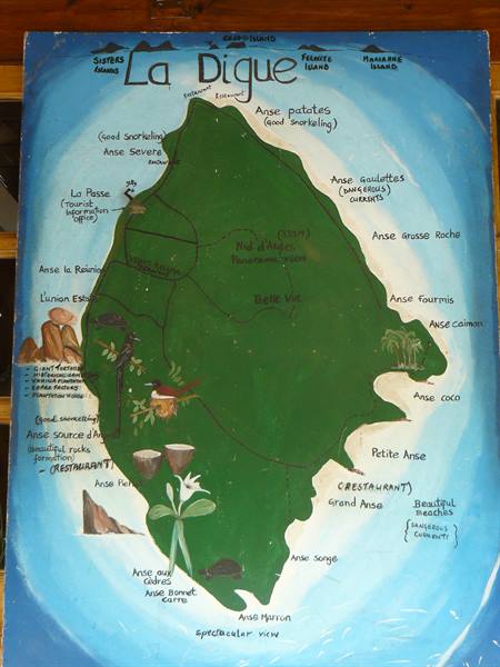 Map in La Passe