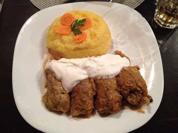 Cena a Sighisoara - Sarmale cu mamaliga