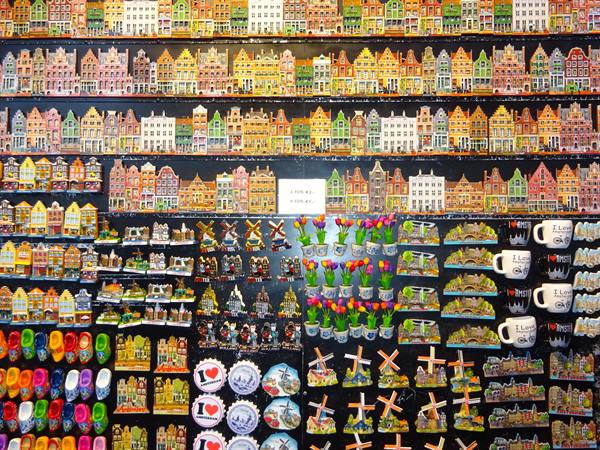 Amsterdam - Il mercato galleggiante - Souvenirs