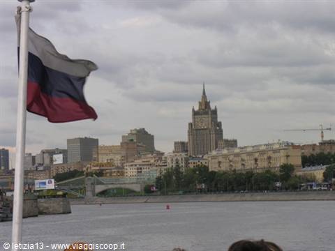 In battello sulla Moscova