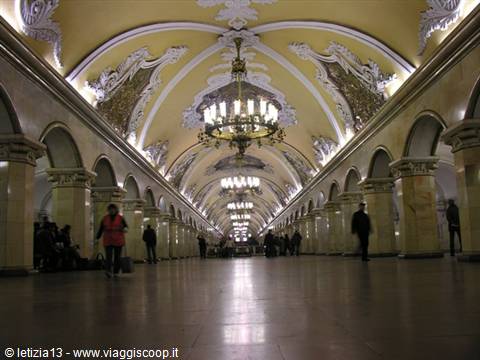 La metropolitana - Fermata Komsomolskaya