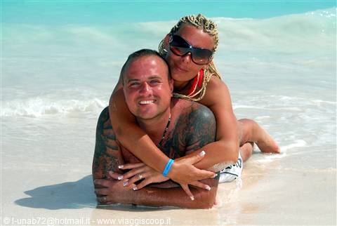 sulle meravigliose spiagge di Saona