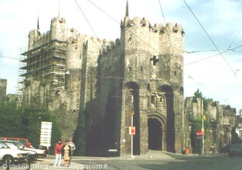 Gent, s'Gravensteen costruito dal conte di Fiandra nel l'867