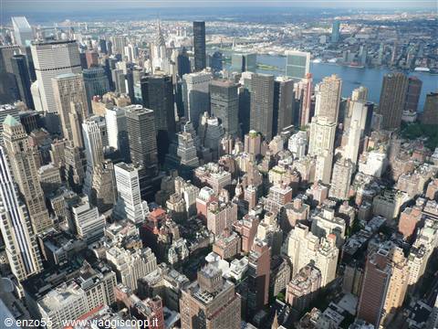 N.Y. vista dall'Empire State Building