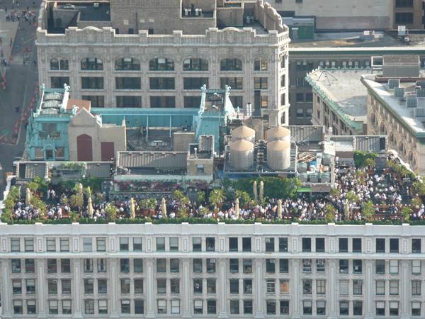 N.Y. vista dall'Empire State Building - festa grande