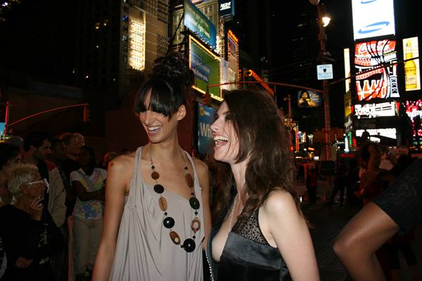 N.Y. modelle a Times Square