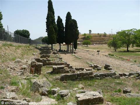 MORGANTINA - stoà nord