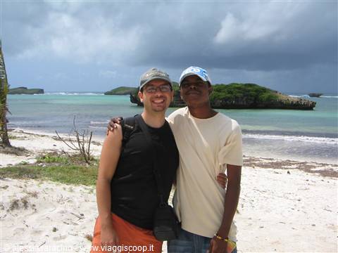 Alessio e Salim - spiaggia di Watamu