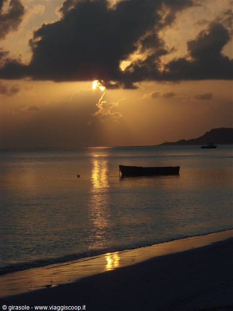 tramonto a grande anse praslin
