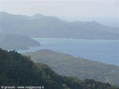 panorama dalla vecchia missione di Mahe