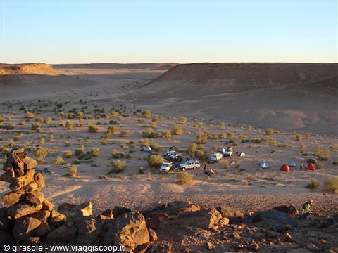 Primo campo nell'Hammada El Hamra