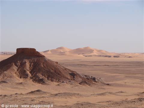 inizio dune dell'erg Ubari