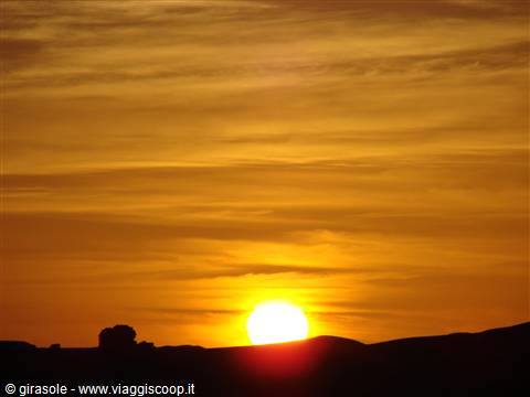 tramonto nell'Akakus