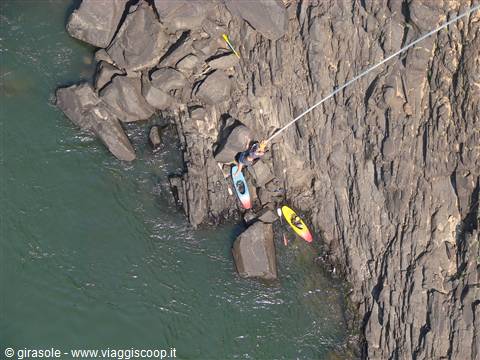 bungee jumping sullo Zambesi