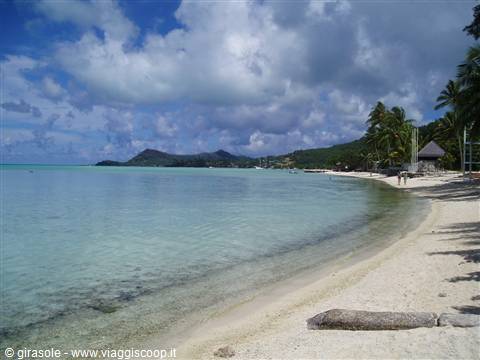 spiaggia di Bora Bora