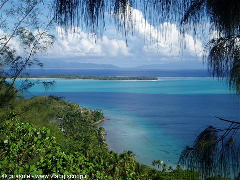Laguna di Boora Bora dal Belvedere