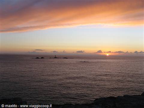 La bellezza del tramonto a Land's End