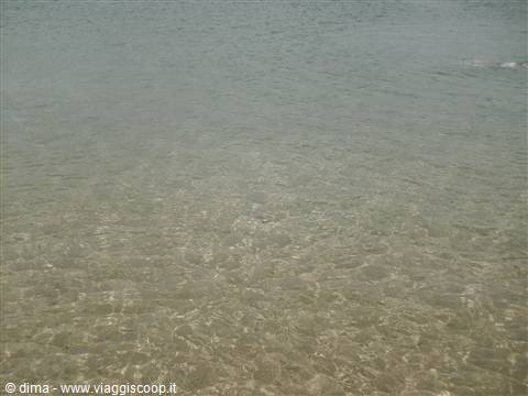 Il mare a Cala Pregonda