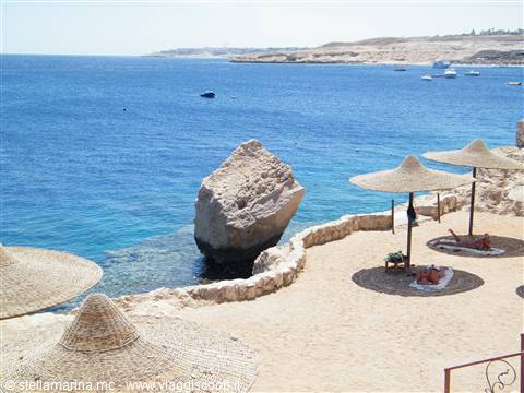 la spiaggia senza accesso al mare