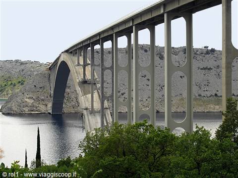 ponte per l'isola di Krk