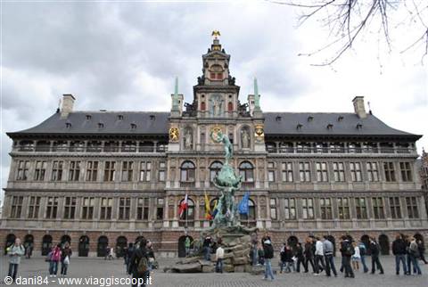 antwerpen grote markt town hall