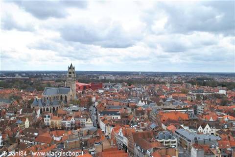 Brugge view from the belfort