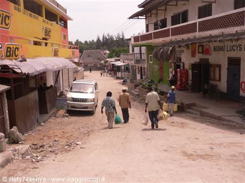 Watamu, centro del villaggio
