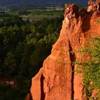 Roussillon: villaggio rosso ocra FRANCIA 