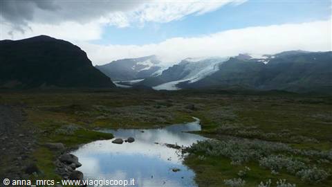Dreidamerkursandur - sullo sfondo Kvìàrjokull