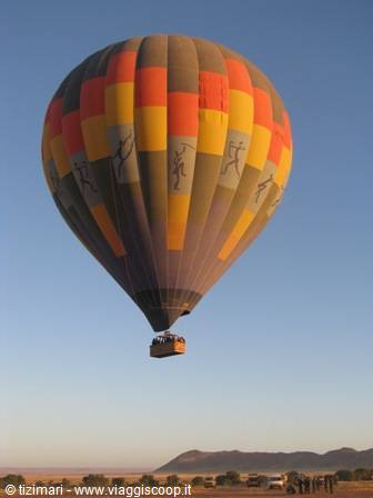 In volo sul deserto del Namib