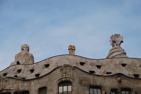 Il tetto della Pedrera