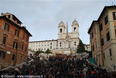 La scalinata di Trinità dei monti