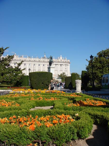 I giardini del Teatro Real