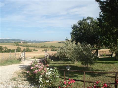 La vista dal nostro agriturismo
