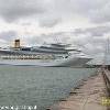 La nave al porto di Katacolon GRECIA 