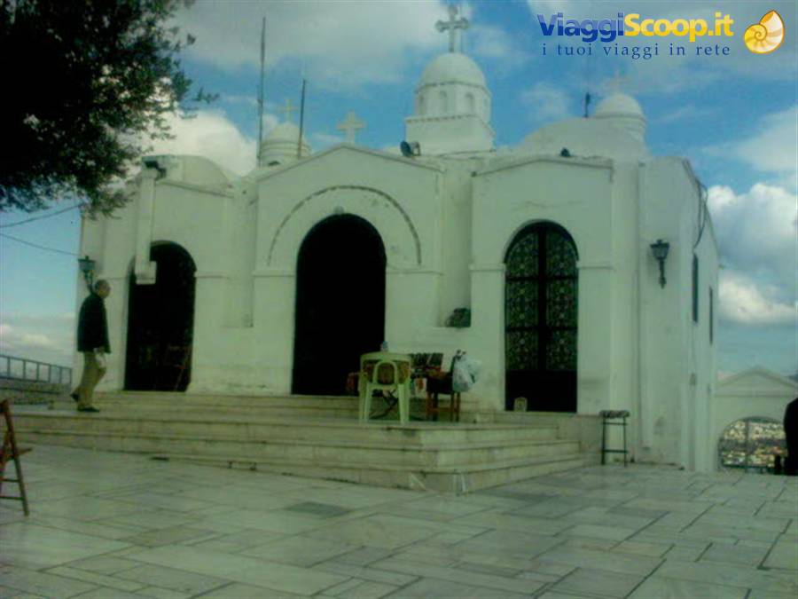 Chiesa di Saint George's - Monte Licabetto - Grandioso panorama di Atene