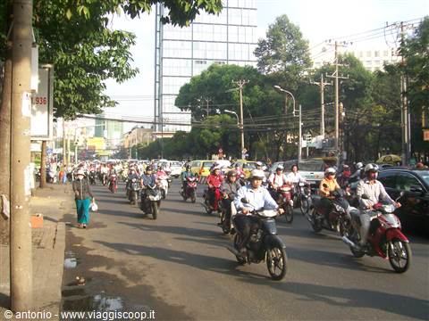 Traffico a Ho Chi Minh