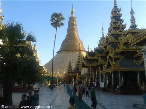 La grande Pagoda di Yangon
