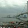 sul treno verso l'isola artificiale di Odaiba GIAPPONE 