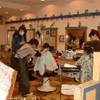 coiffeur per bimbi...guardavano doraemon seduti su macchinette GIAPPONE 