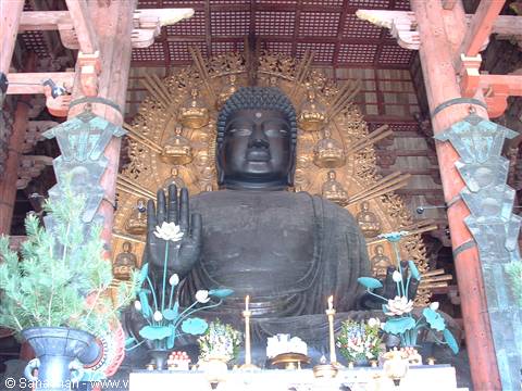 il buddha di bronzo,16 metri