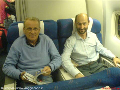 Daniele col compagno di viaggi di Turno, Giuseppe di casalmaggiore