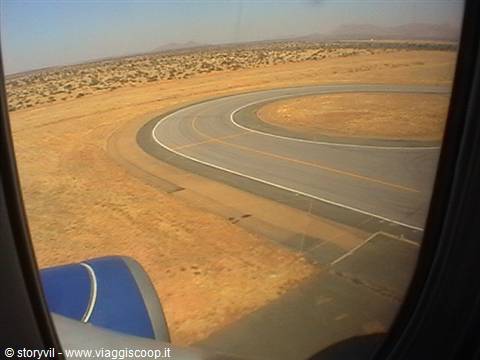 Atterraggio a Windhoek