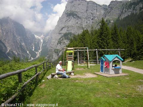 parco giochi alla baita montanara