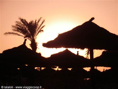 tramonto in spiaggia