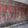 POMPEI - Affresco rosso pompeiano ITALIA 