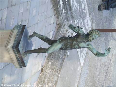 POMPEI - Copia del ''Fauno'' nell'omonima Casa