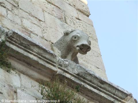 ABBAZIA del GOLETO - Particolare della Torre di Febronia