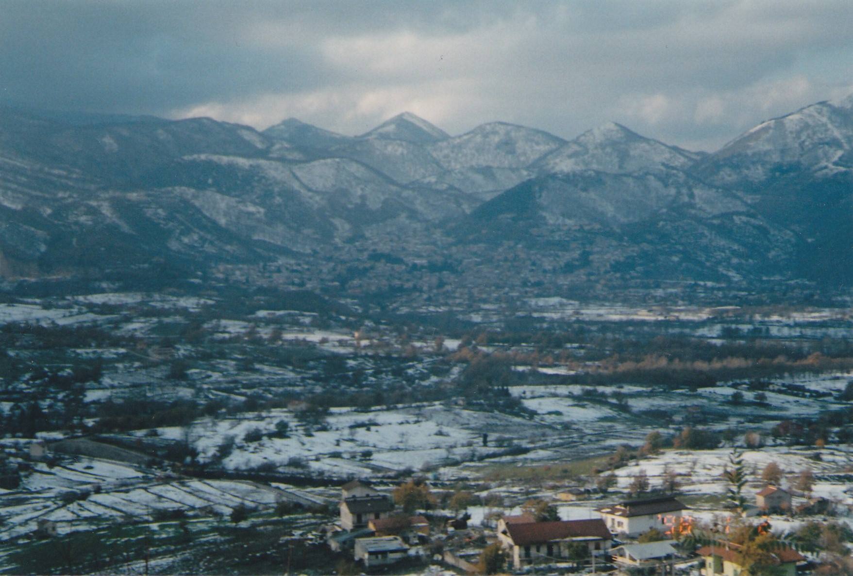 BAGNOLI IRPINO - Panorama della Valle del Calore